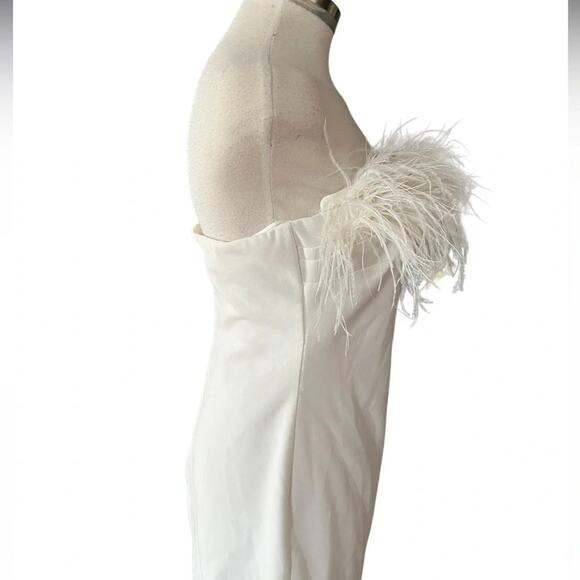 Likely White Off-Shoulder Mini Dress - Picture 9 of 14